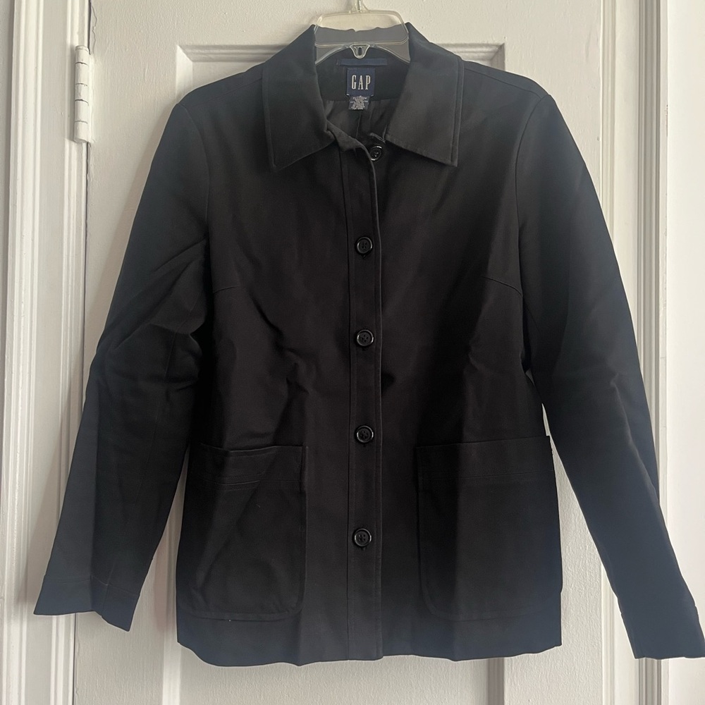 GAP Women's Utility Jacket in Black